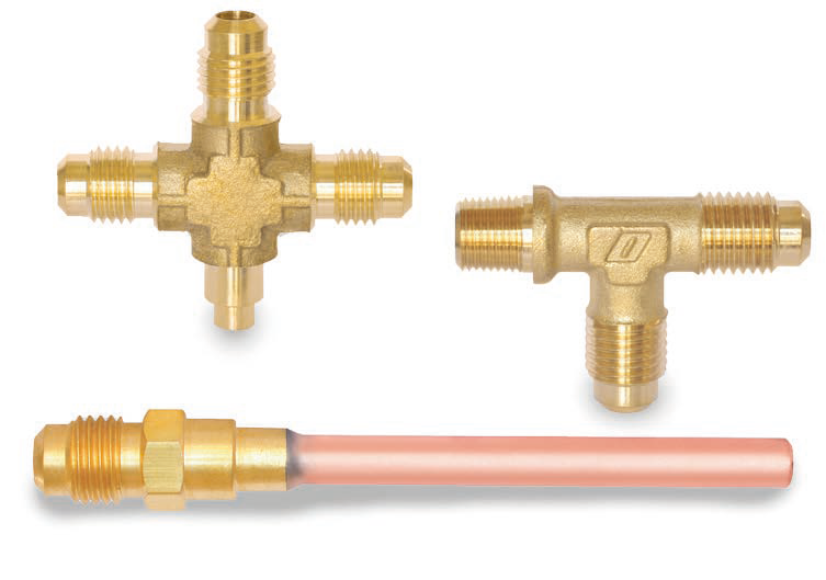 Raccords filetés - Séries 31500 pour fluides standards HCFC, HFO-HFC - OLAB